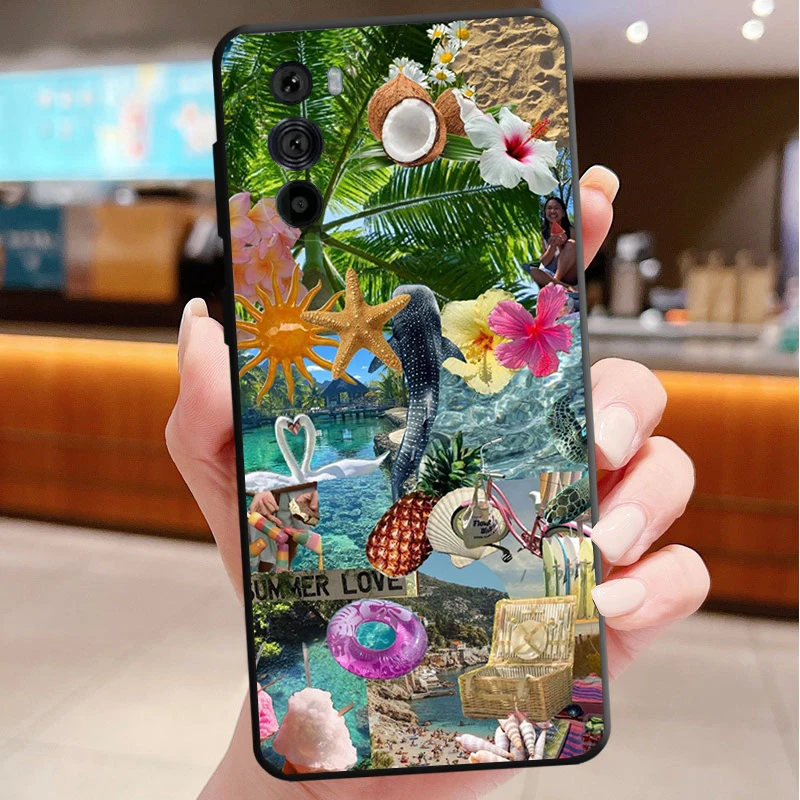 حافظة صيفية على شكل زهرة الليمون من Ocaen Beach لهاتف Motorola Edge 50 40 Pro 60 50 40 30 Ultra Neo Fusion Moto G Play G Stylus G Power G #2