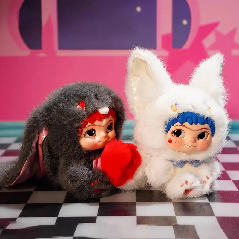 Per Wakuku Fury Party Series Blind Box Wokuku bambola di peluche fatta a mano regalo per ragazze carino vacanza fatta a mano per ragazze