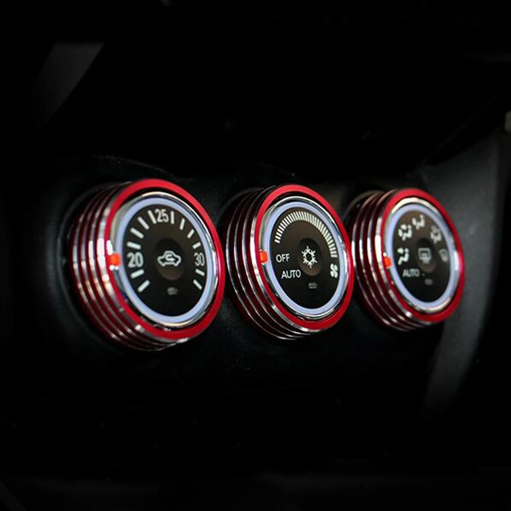 For Mitsubishi Outlander Galant Lancer Fortis LAN Evolution EVO X Delica D5 AC Heater Climate Control Buttons Switch Knobs Cover