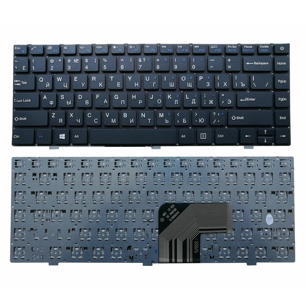 

New US Russian Keyboard For Prestigio Smartbook 133s PSB133 PSB133s PSB133S01 342900010 DK290C HG290-1-US USA RU English black