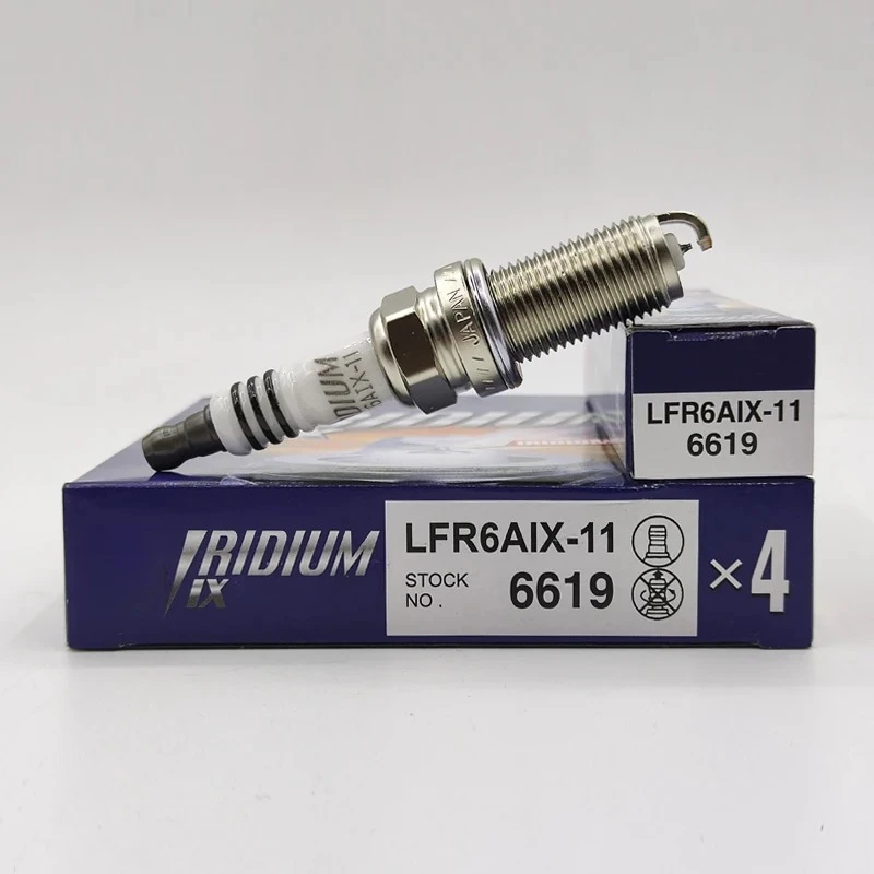 

4PCS IRIDIUM Spark Plugs Part Numbers:6619,IKH20,5344 Model:LFR6AIX-11 Fit for CITROEN Models Fit for PEUGEOT Models