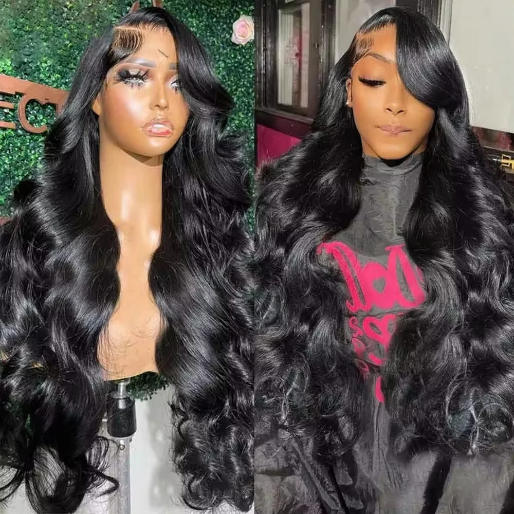 

13x4 Transparent Lace Front 100% Human Hair Wigs Brazilian Body Wave Lace Frontal Wig