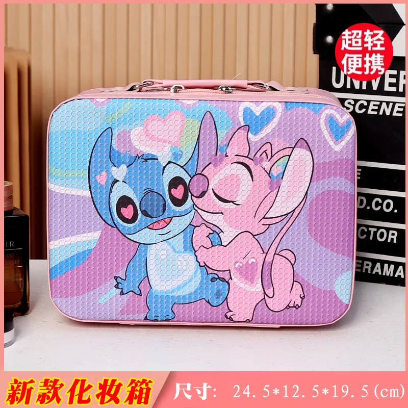 

Stitch Girl portable travel large capacity cute small suitcase high precision washing and storage bag