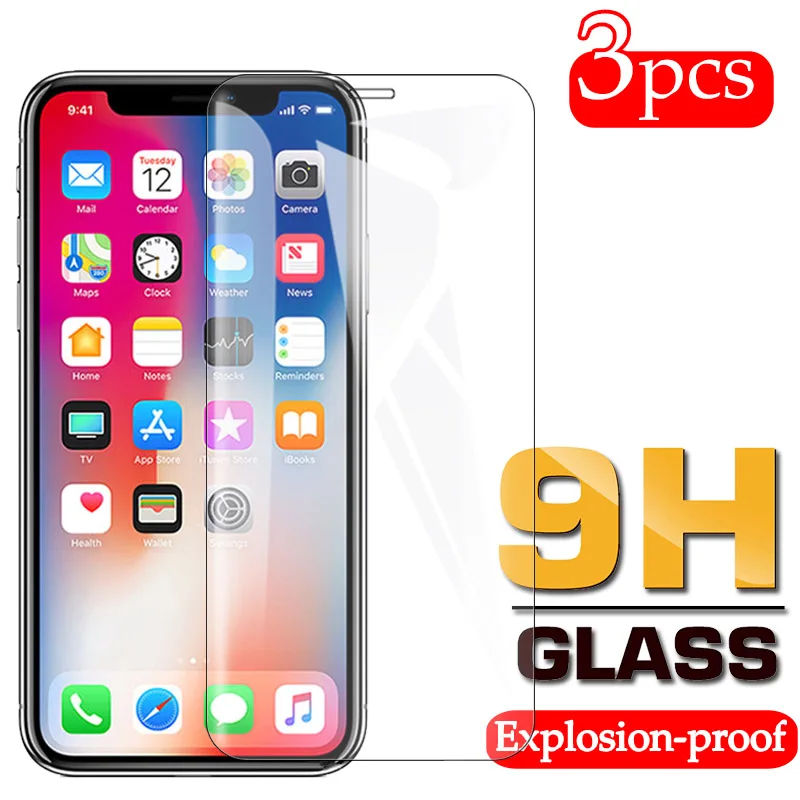 3pcs HD Tempered Glass for ipnhone 11 pro 11pro max 12 pro 12pro max screen protectoe for ipone 12promax 11promax safety glass