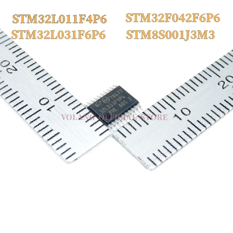 STM Series MCU STM32L011F4P6 STM32F042F6P6 TSSOP STM32L031F6P6 32BIT 16KB FLASH STM8S001J3M3 Microcontroller Single Chip IC