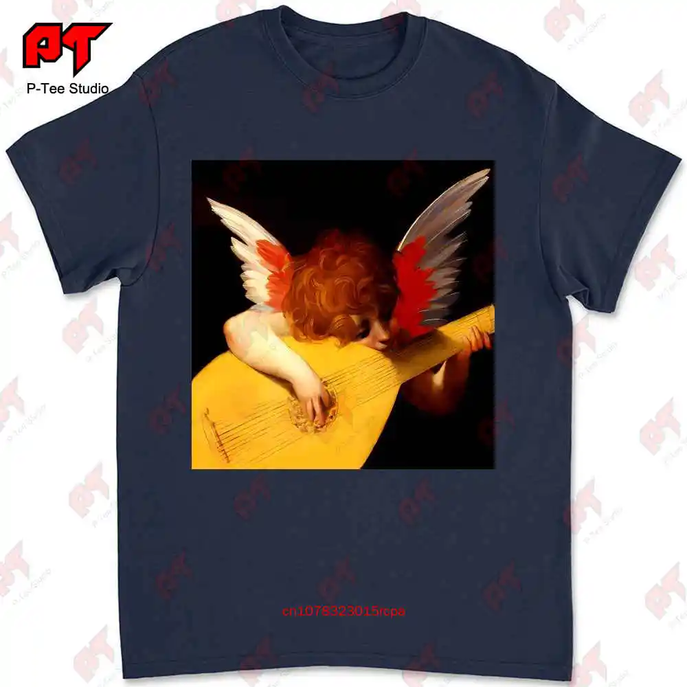 Musical Angel Rosso Fiorentino Painting T Shirt Art 2SIE