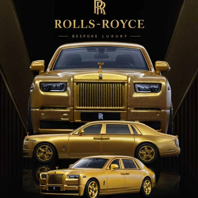 Banana1:64 Phantom Extended Wheelbase 8th Gen, Diecast Alloy Collectible Model Car Luxury Vehicle For Display&Collection