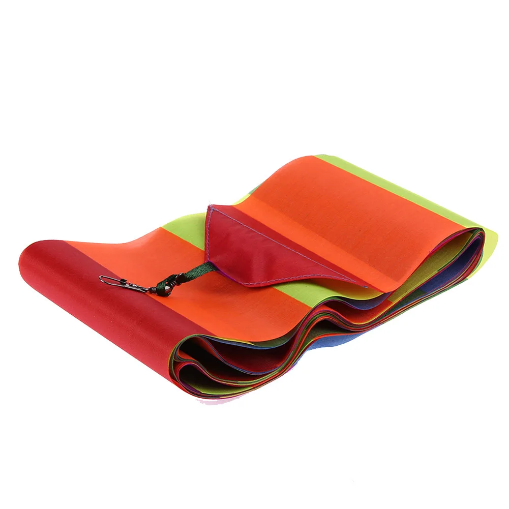 32Ft Rainbow Kite Tube Tail Colorful Kite Tail Rainproof Rainbow Tail Streamer Kite Tail for RC Drone Aerobatic Flight