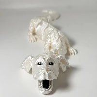 3D Printed Lucky Dragon Figurine Opening Mouth Perfect for Living Room Bedroom Decor Unique Holiday Gift Idea Tabletop Ornament