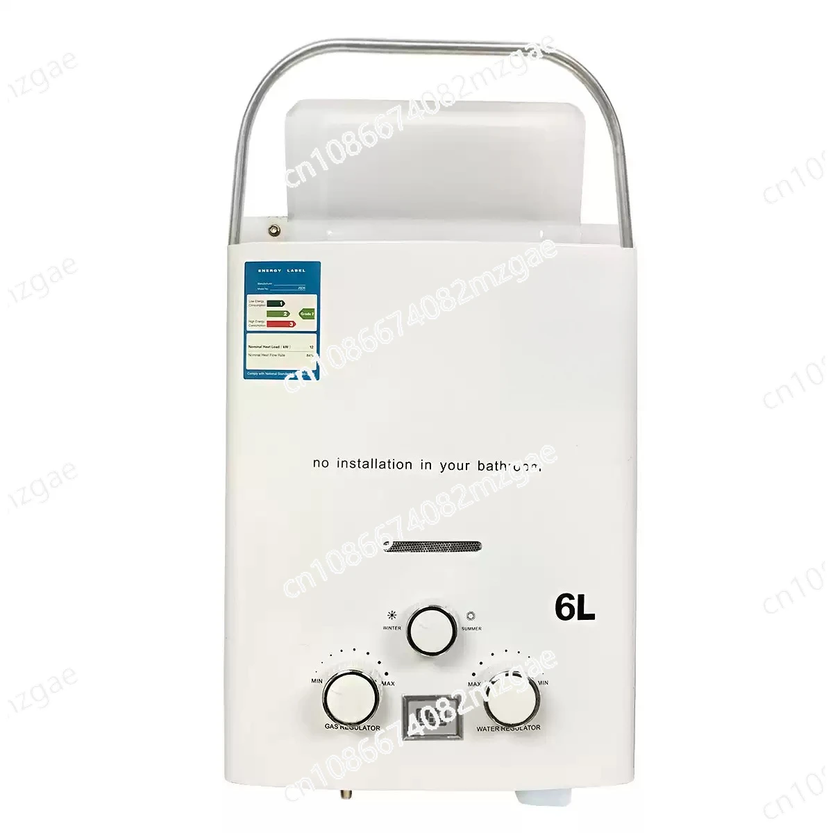 

6L outdoor portable water heater, specifically designed for portable camping and RV water heaters