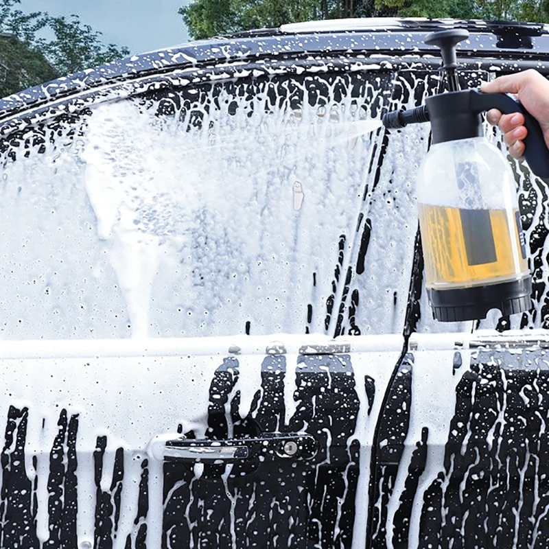 Regadera de espuma de 2L para el hogar, herramienta Manual de riego de flores, pulverizador de pulverización para lavado de coches