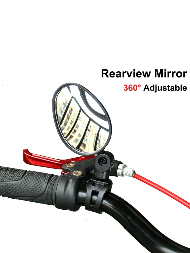 AliExpress NONE 1pcs Bike Rearview Mirror 360°Rotatable Handlebar Back Mirror Child Adult Safe Wide Angle For Bicycle Cycling Scooter Small Size