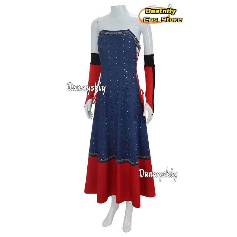 

Косплейигры Косплей Костюм Мерсельда без бретелек сексуальное платье перчатки униформа красный парик комплект аниме Triss костюмы для ролевых игр женские Dr om[8