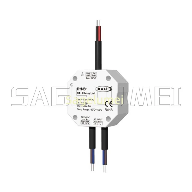 NEW DT-C (DT4) DH-B (DT7) Skydance150-360W 1CH*8A Triac DALI Dimmer DALI AC Relay Unit PUSH Switch Max8A compliance 100-240VAC