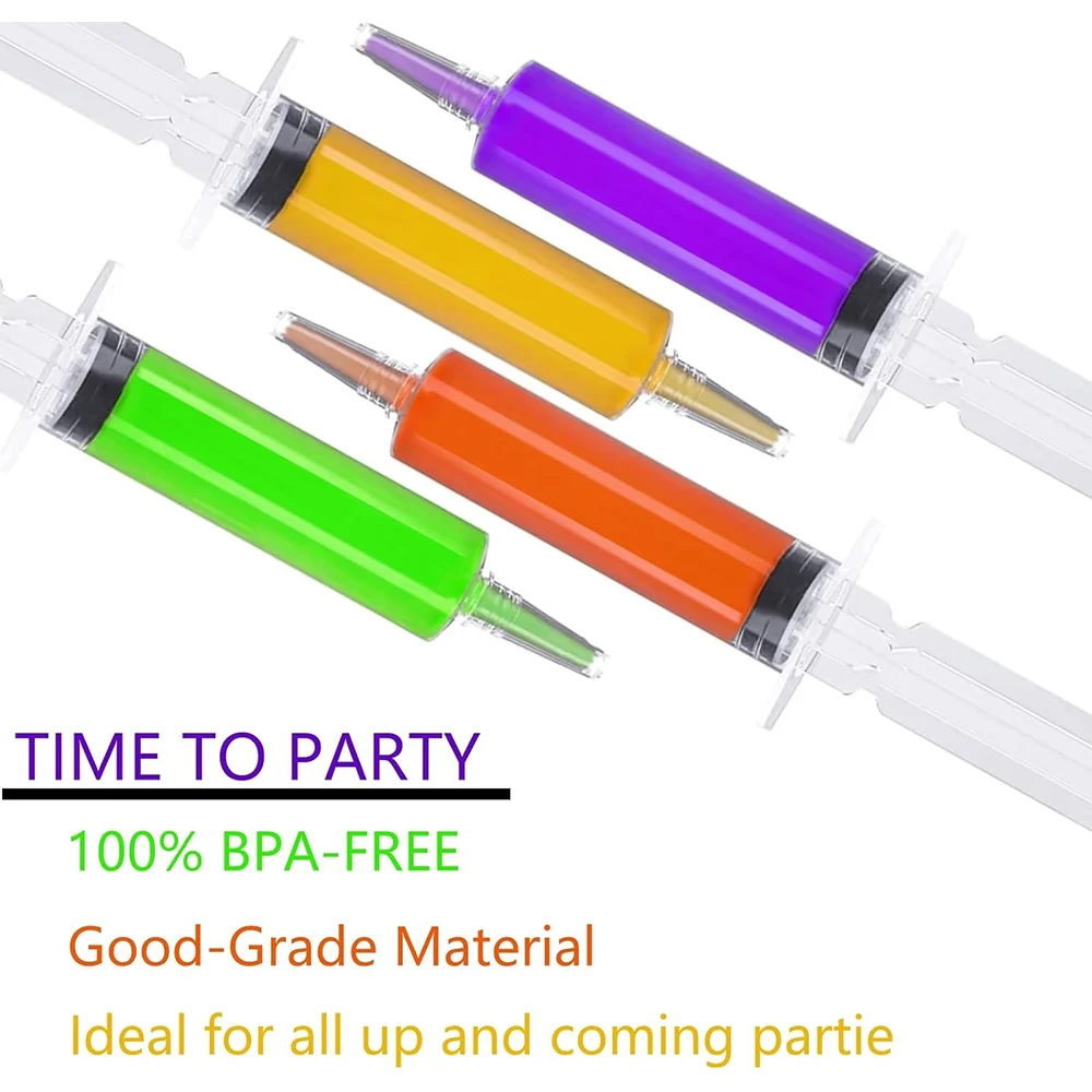 Jello Party Shot Jelly Halloween Shot Syringes,10ml Perfect for Plastic Shot Halloween Thanksgiving Christmas