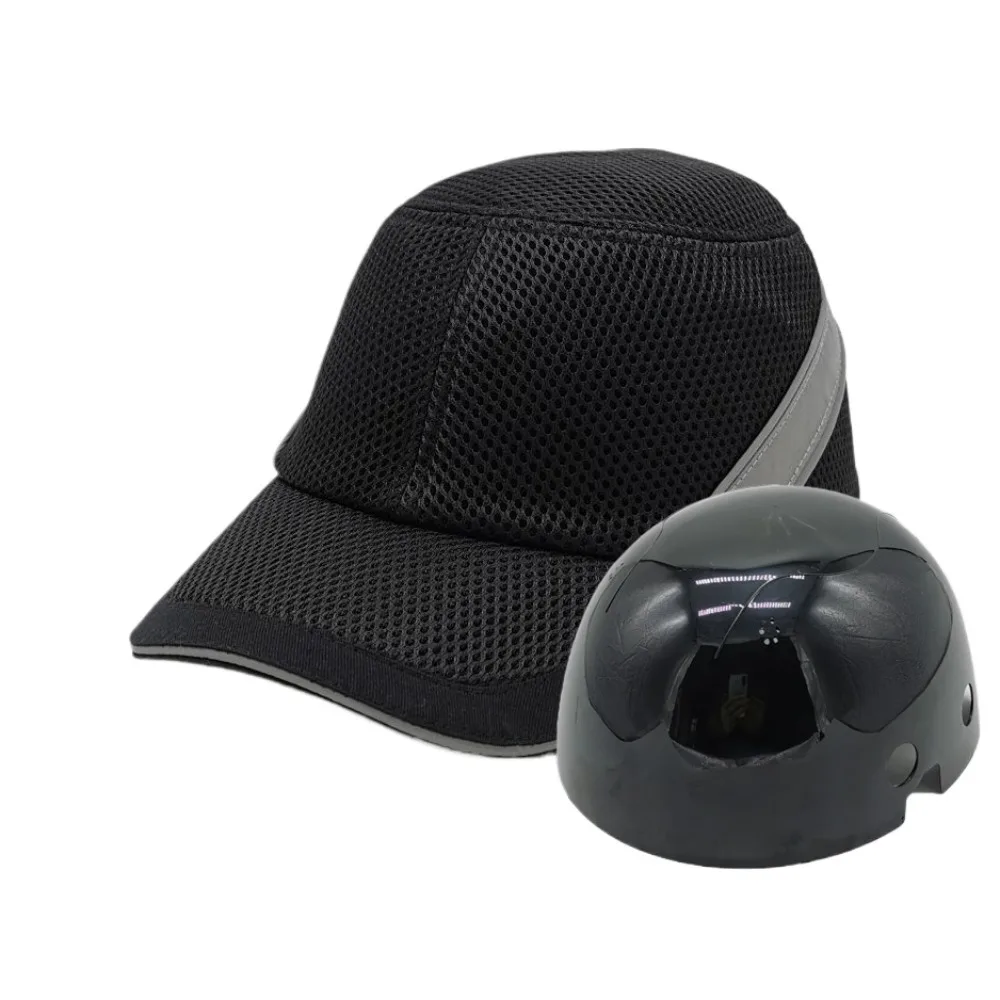 

Lightweight Reflective Baseball Style Safety Helmet ABS Breathable Duckbill Design Construction Site Work Protective Headgear