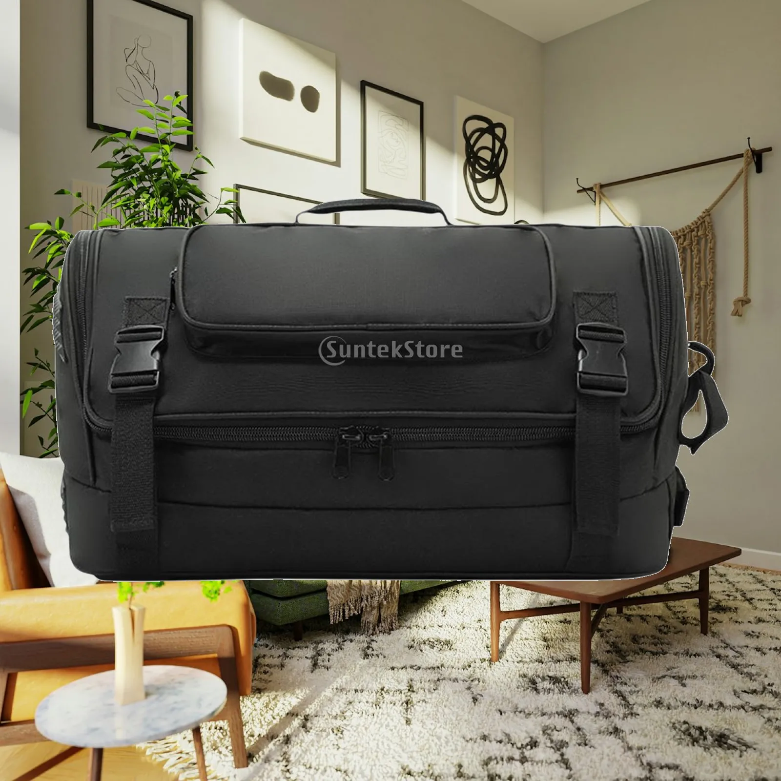Speaker Bag Thicken Portable Shockproof Lightweight Protective Wear Resistant Storage Bag Box Backpack for Roland