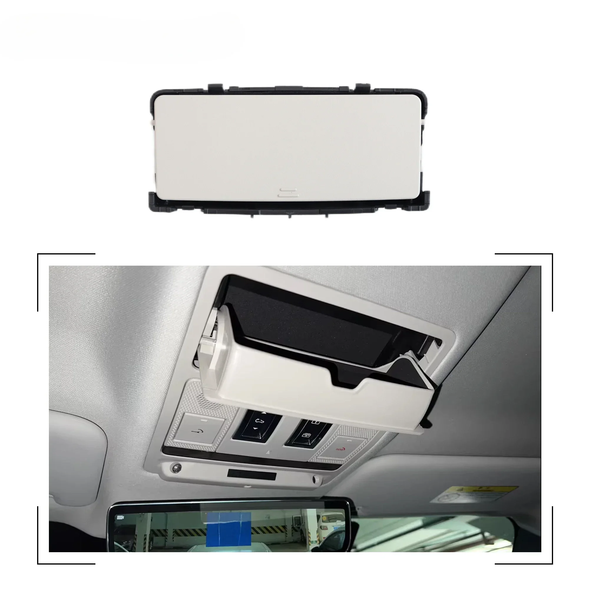 

Interior Accessories Multifunction Automotive Car Glasses Holder Organizer Case Sunglasses Card Storage Box