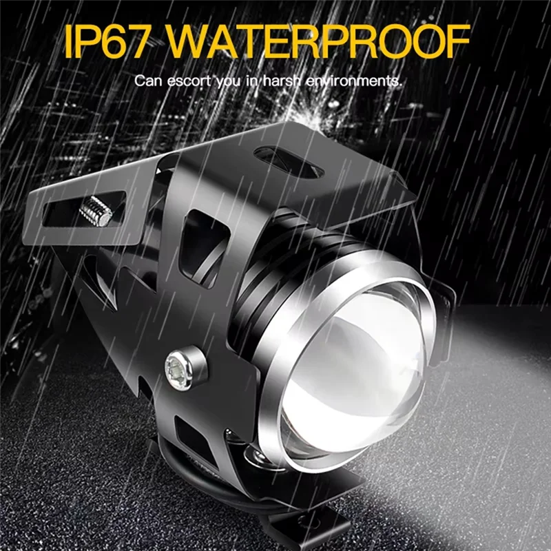 U5 Motorcycle Headlamp LED Spotlight Fog Light For HONDA XLV 600 650 700 TRANSALP, NX 650, FMX 650, XRV650, TRX 300EX
