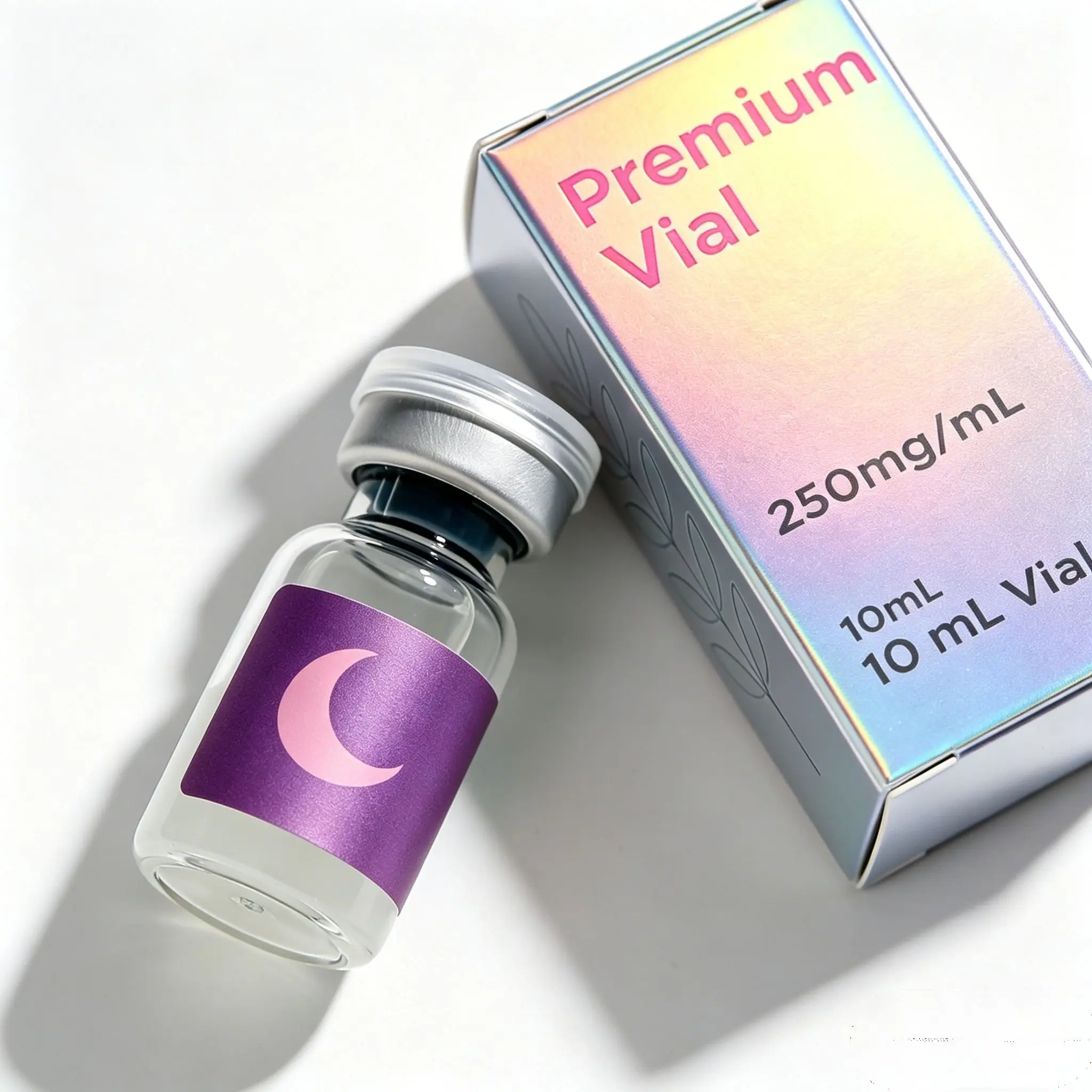All Set Custom Waterproof Self Adhesive Vinyl Logo Labels,Packaging Boxes for Peptide Finished Goods