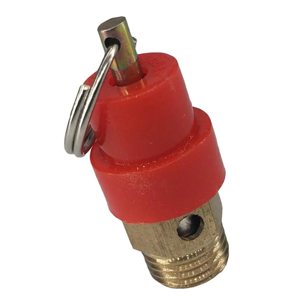 Air Compressor Valve w/Pull Ring Pressure Relief Valve 12mm Diameter