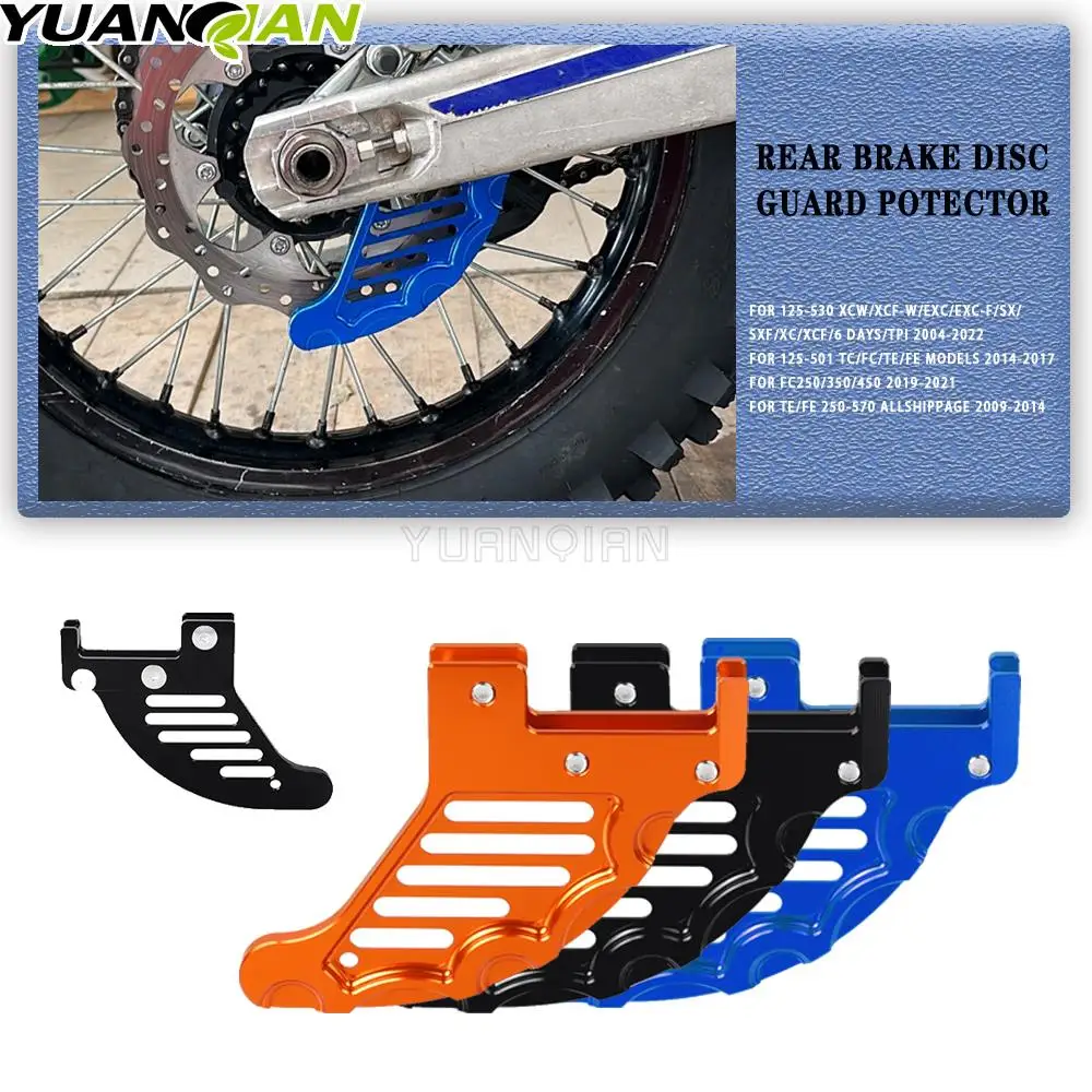 

CNC Rear Brake Disc Guard Protector For 125 200 250 300 350 400 450 530 EXC EXCF XCW XCFW SX SX XC XCF 6 Days TPI 2004-2022