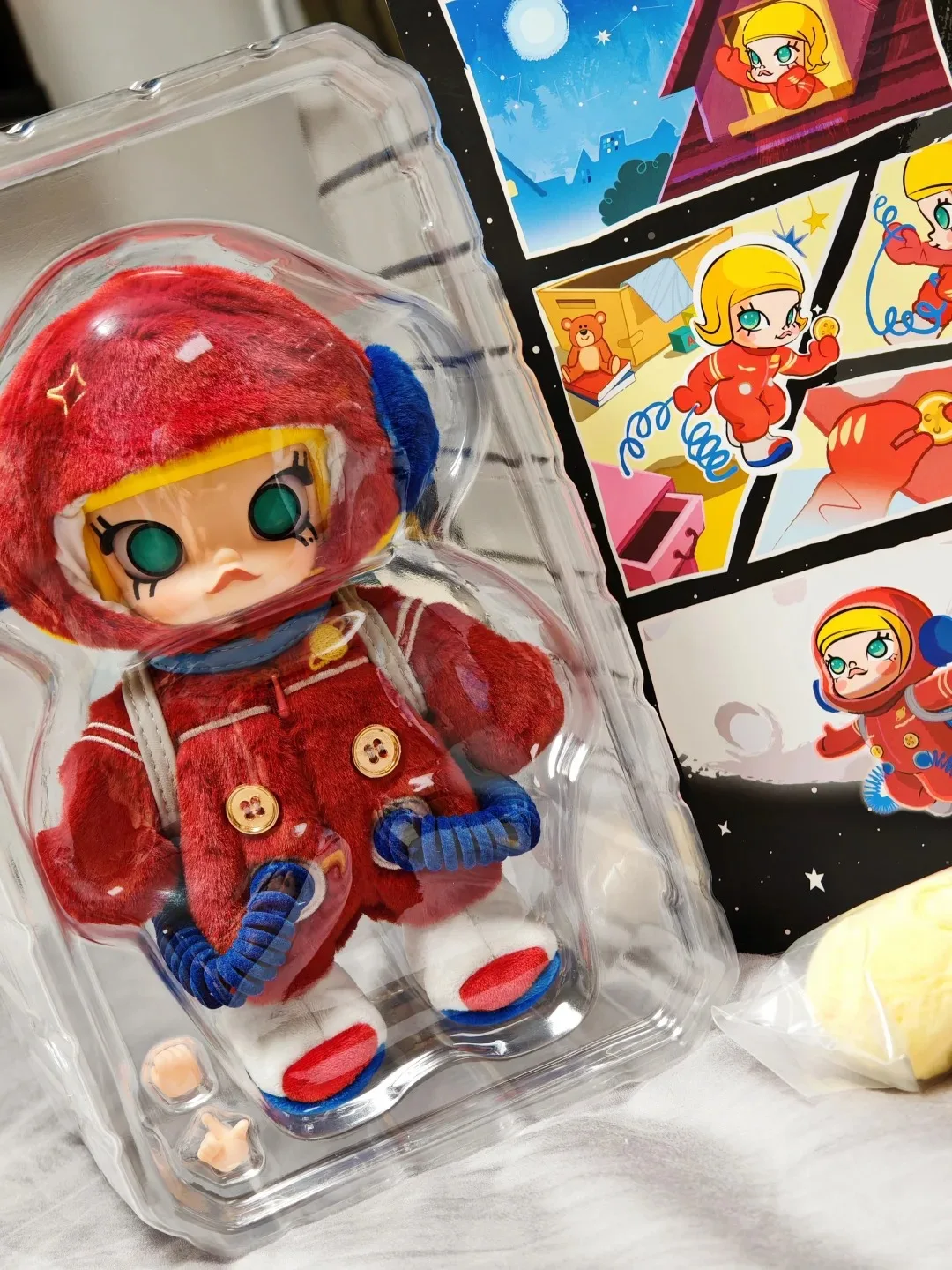 

Новый продукт POPMART, оригинальная фигурка MOLLY Hello Moon Series 1/8, кукла, модный и модный подарок-сюрприз