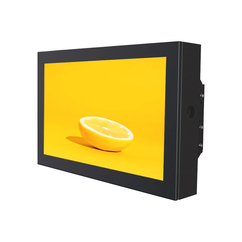 

27 32 Inch Outdoor LCD Digital Signage 2500 Nits Wall Mount High Brightness Screen Sunlight Readable HD Advertising Machine