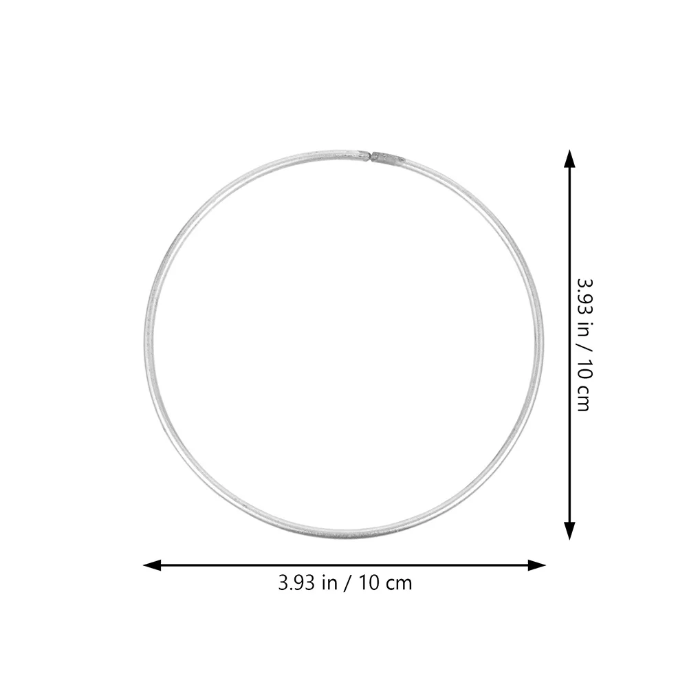 

10Pcs Dream Catcher Metal Hoops Wreath Rings for DIY Crafts Holiday Decorations Metal Hoops Macrame Rings Macrame Supplies