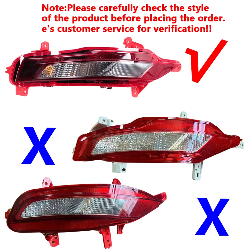 

European Version For Hyundai Tucson L 2021- 2023 Rear Bumper Light Rear Fog Driving Light Reflective Warning Light Signal Light