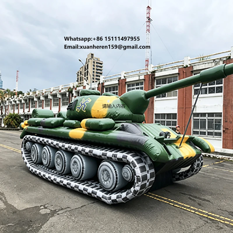 

Outdoor Inflatable tak High Giant Inflatable Cartoon tak Promotion Inflatable tank Advertising Simulation tank Model