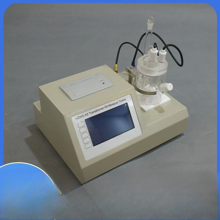 Automatic micro moisture tester, micro moisture tester, Chinese and English interface