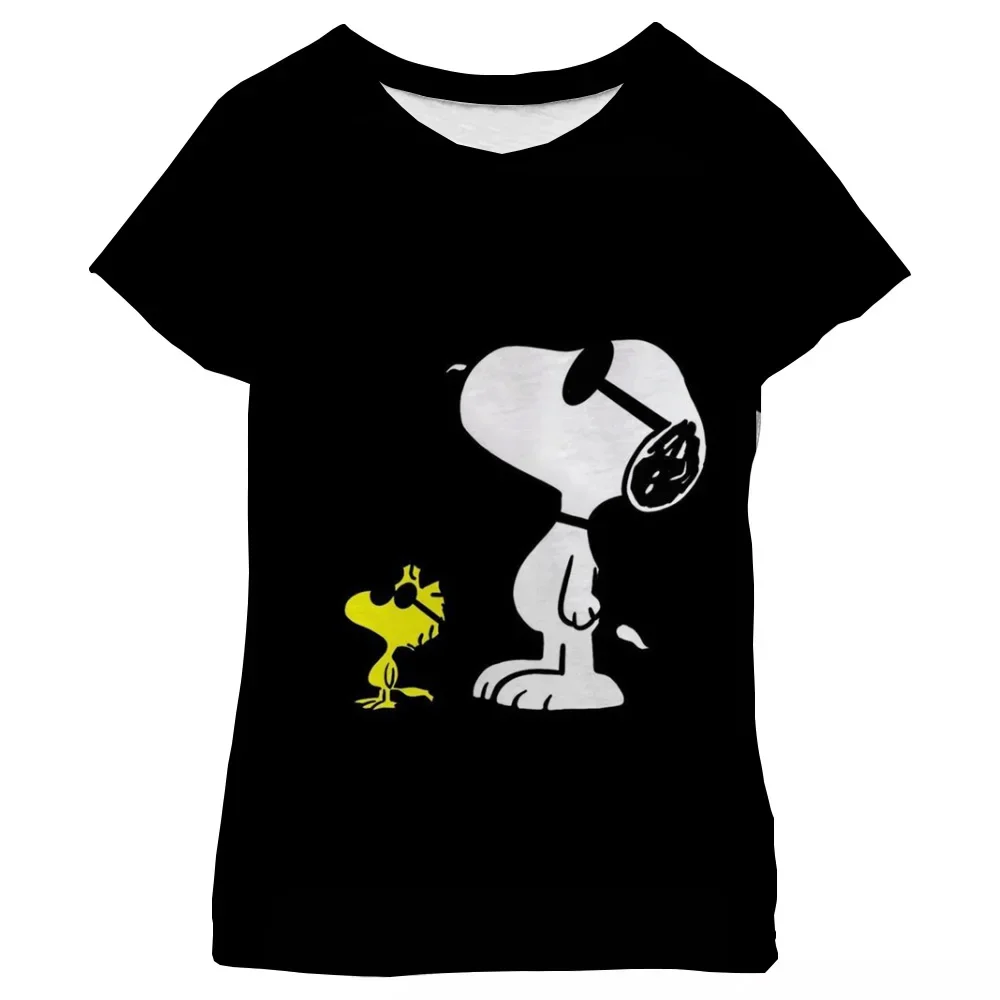 

Новая футболка для беременных с 3d принтом в стиле аниме Snoopy, футболка, летняя короткая футболка, интересная, милая и изысканная летняя повседневная жизнь