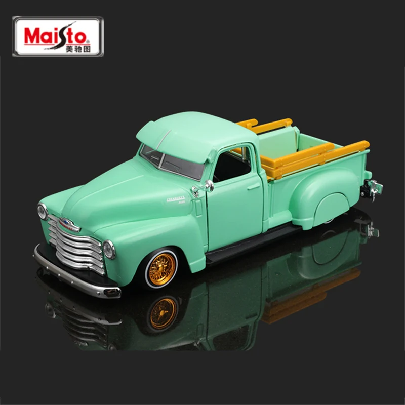 

Maisto 1:24 1950 Chevrolet 3100 Pickup Alloy Car Model Diecasts Metal Off-road Vehicles Car Model Simulation Childrens Toys Gift