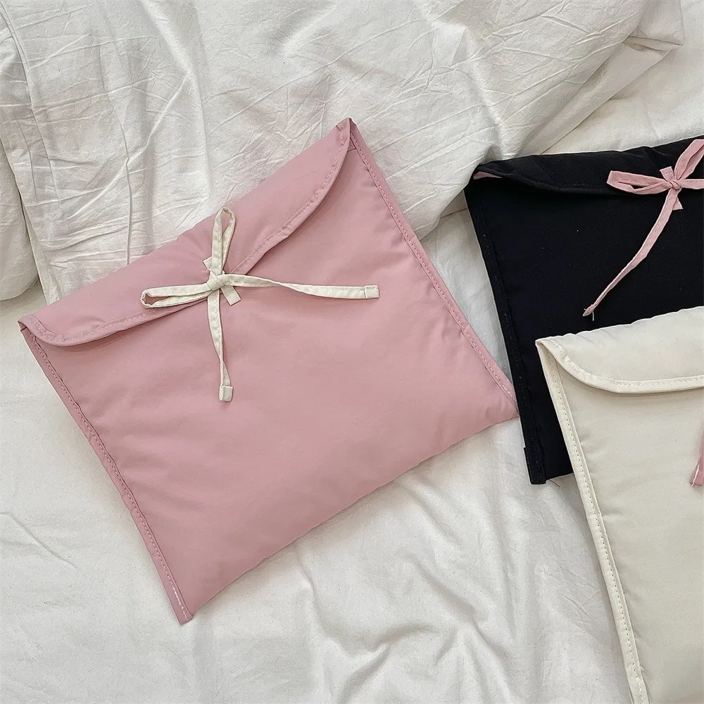 Ballet Tablet Protective Case Korean Style 11/13 Inch Computer Storage Bag Shockproof Solid Color Notebook Pouch for School