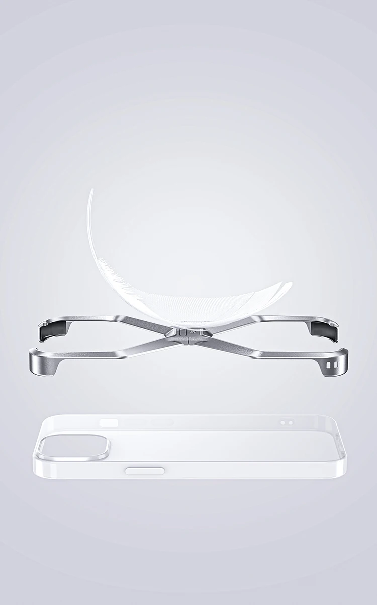 Metall Randlose Telefon Fall Für iPhone 13 12 14 15 16 Pro Max Aluminium Abnehmbare Wärmeableitung Rüstung Abdeckung Für IPHON 15 16 Promax – Detail 3