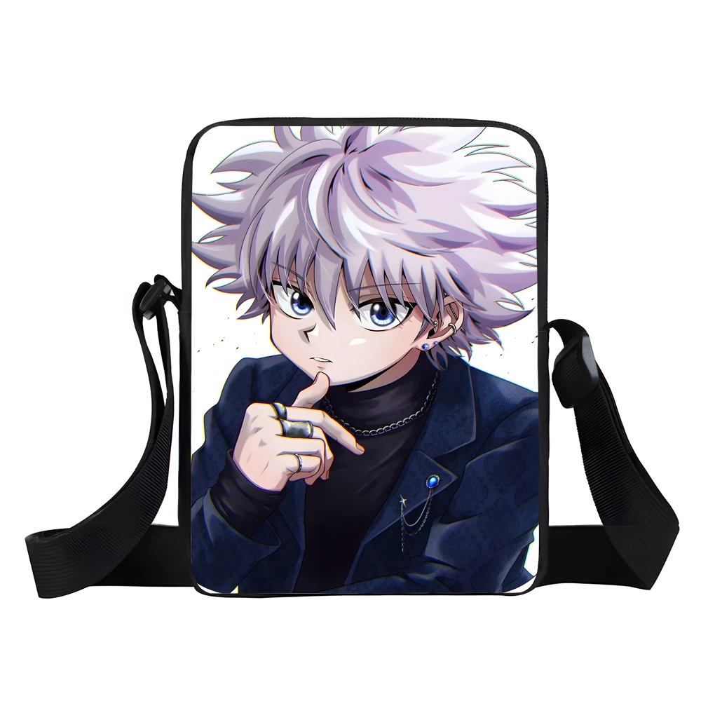 

Boy Girls Anime Hunter x Hunter Printed Shoulder Messenger Bag Child Casual Handbag Men Women Phone Bag Shopping Bag