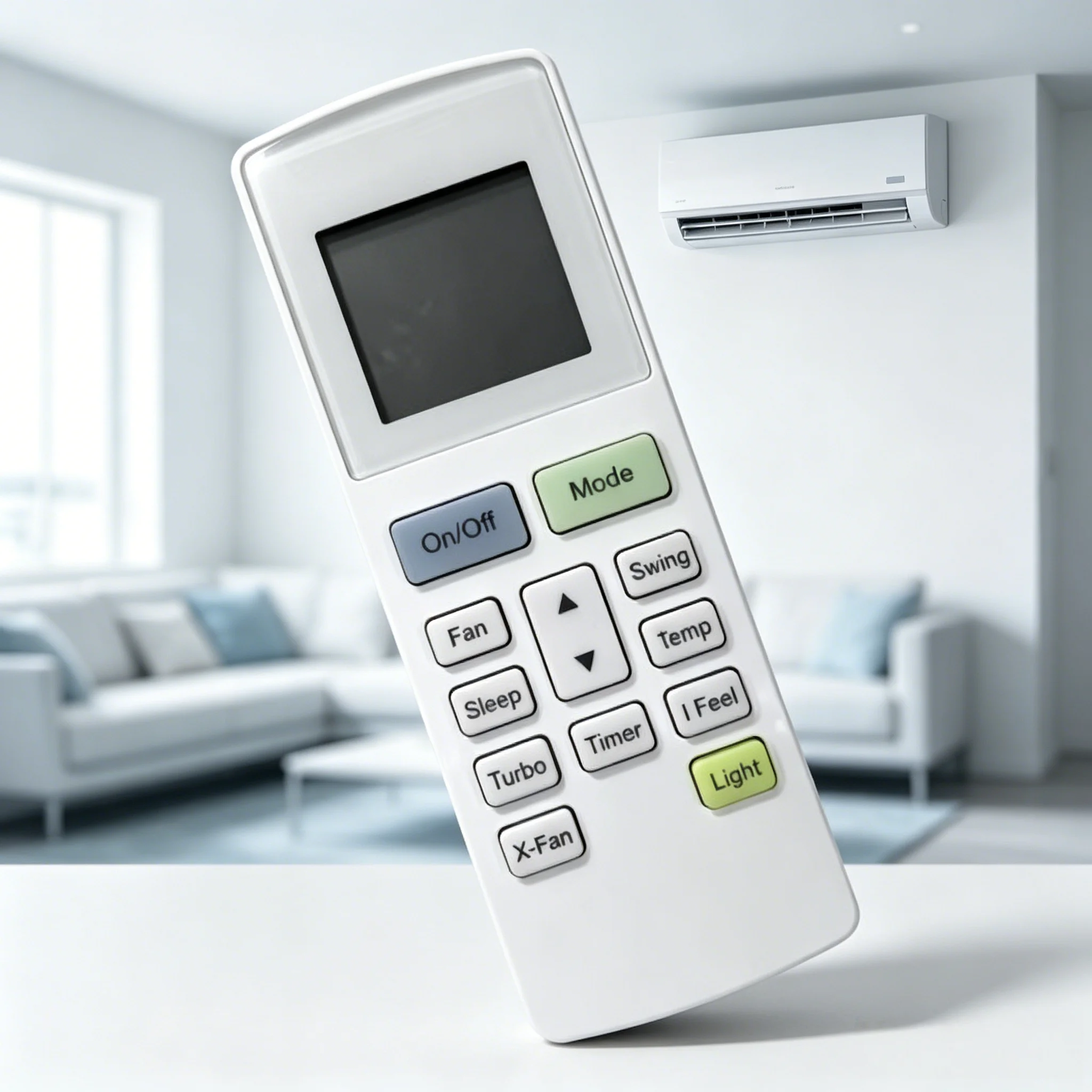 For GELI Montana AC Remote, YAW1F fits GWH24ACD-K3NNA1A, plug and play, stable signal for home and office use