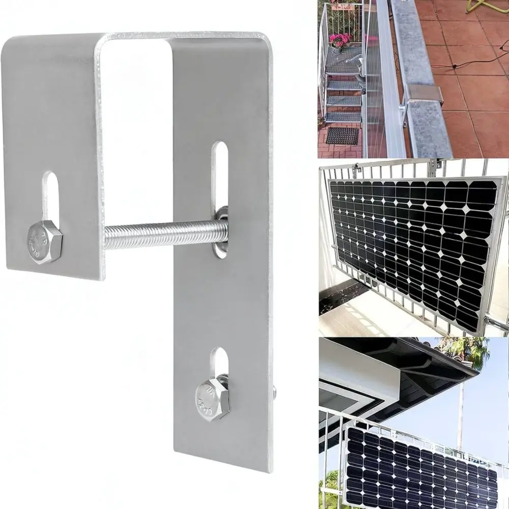 Solar Panel Railing Hook For Xiamen Full Scene Smart Energy Stainless Steel Balcony Bracket Mounting Accessory