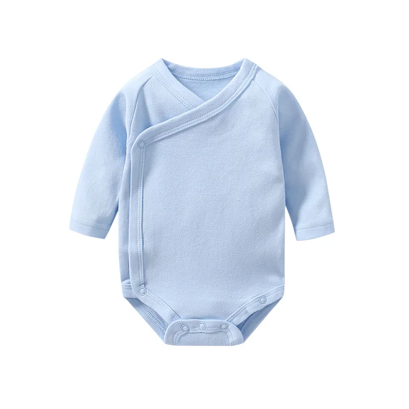 Baby newborn boy girl Monk Robe baby clothes long sleeves infant jumpsuit toddler handsome gentlemen white body Jumpsuit