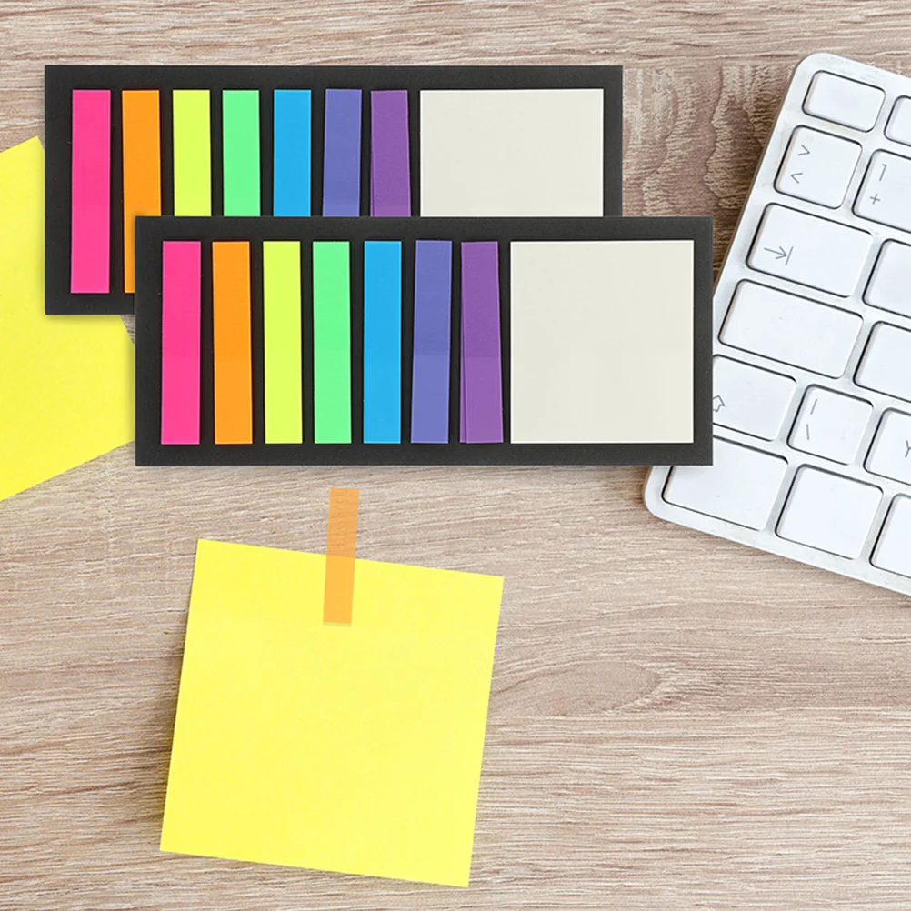 

10pcs Book Reading Strips Page Marker Notebook Binder Color Note Sticky Notebook Stick On Tabs For Planner Tabs Books