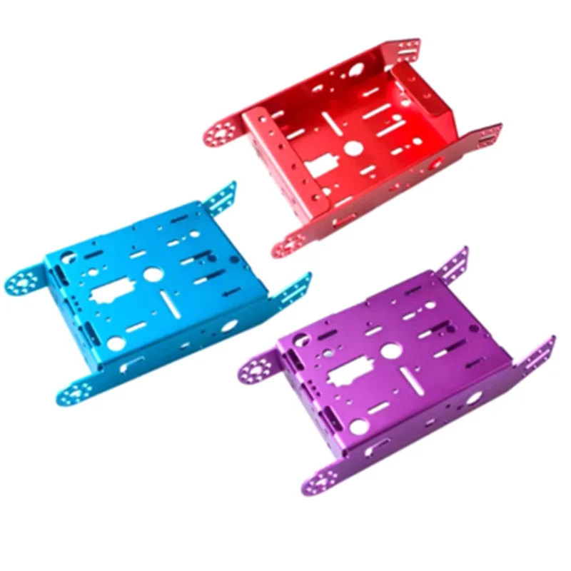 Aluminum alloy car robot car intelligent car chassis alloy chassis aluminum alloy robot