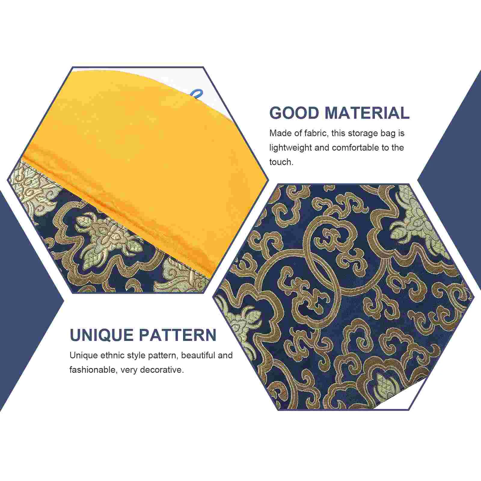 Pouch Jewelry Scripture Storage Bag Scriptures Bags Wallet Embroidery Travel Holder Baggies