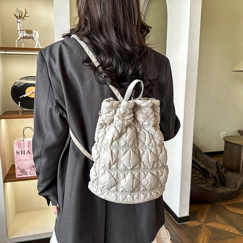 New Korean Cloud Bag For Women Casual Versatile Shoulder Bag Unique Niche Backpack
