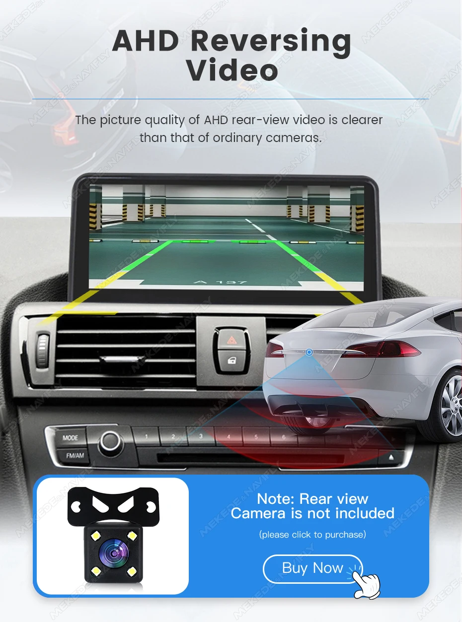 MEKEDE Linux-System Kabelloses CarPlay Android Auto Multimedia-Player Autoradio für BMW 1 2 3 4 Serie F20 F21 F22 F30 F31 F32 F33 – Detail 22