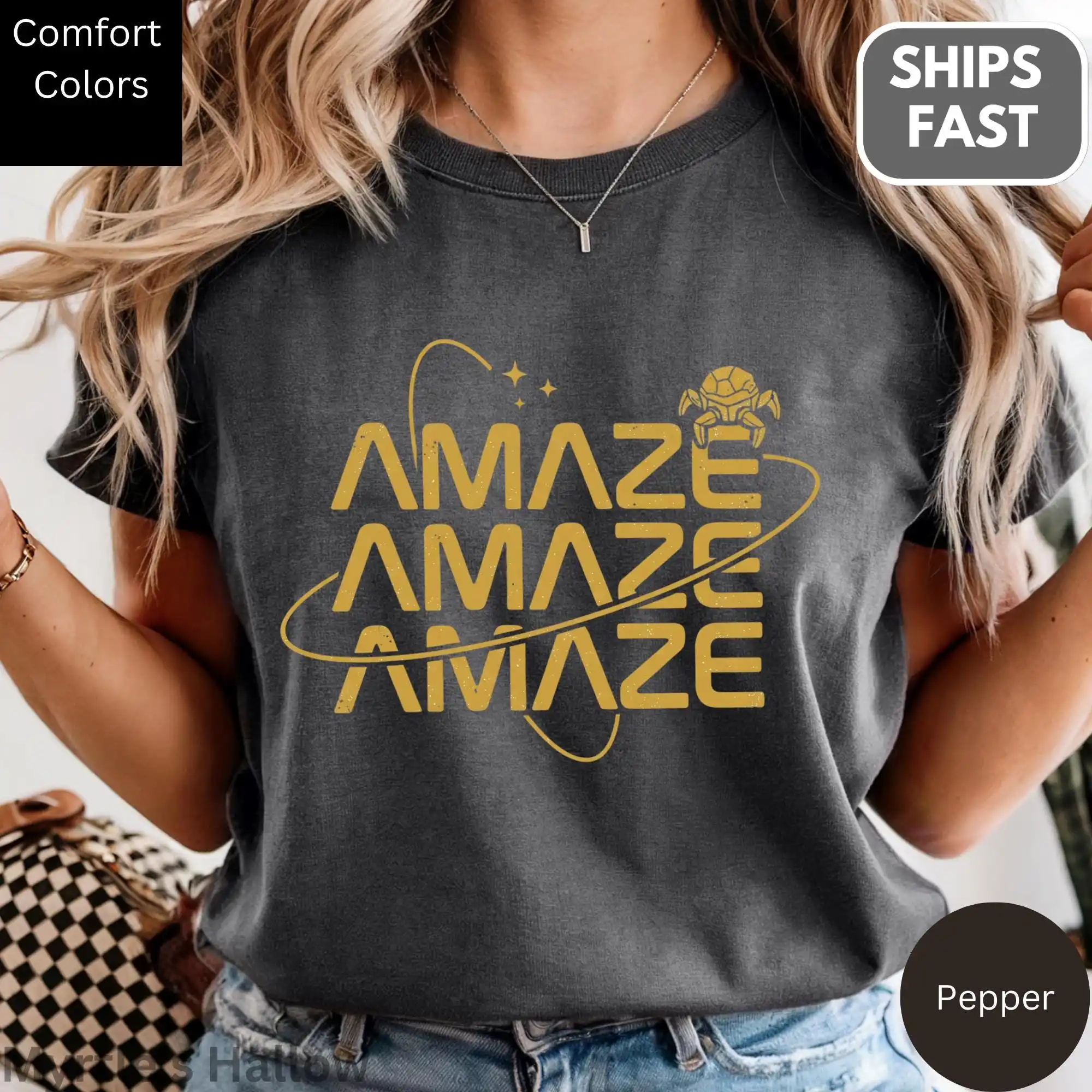 Amaze Amaze Amaze T-Shirt, Project Hail Mary Rocky Shirt Sci Fi Cotton Tee