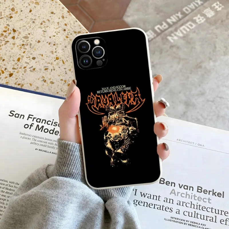 Pantera Ritual Metal Band Phone Case Candy Color For IPhone 15 14 12 13 11 Pro Max Mini X XR XS Max 7 8 Plus Soft Silicon Cover