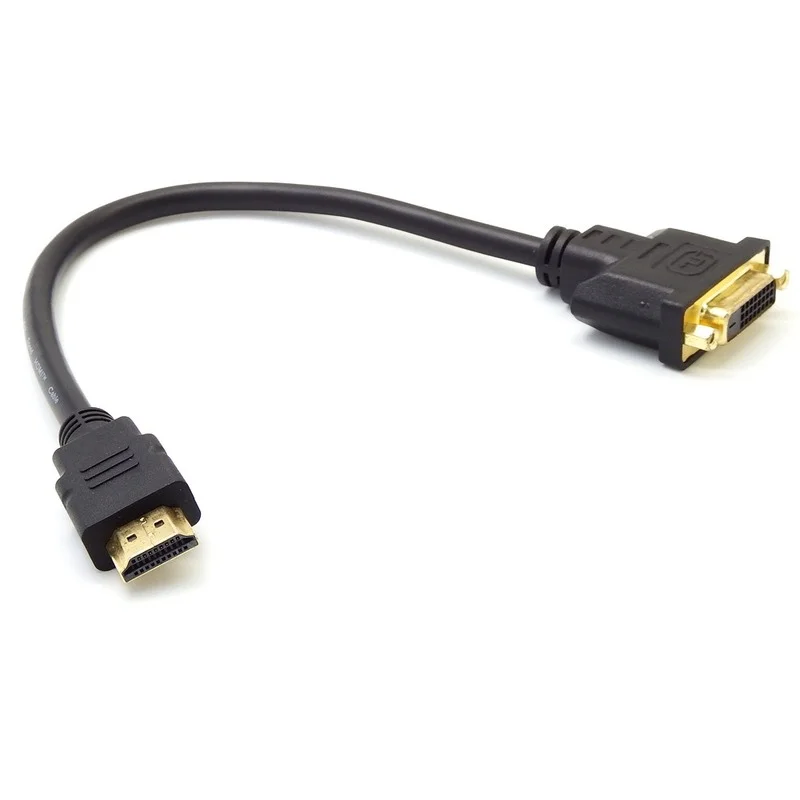 

compatible to DVI Cable Male 24+1 DVI-D Adapter Gold Plated 1080P for DVD Projector PlayStation 4 PS4/3 TV BOX