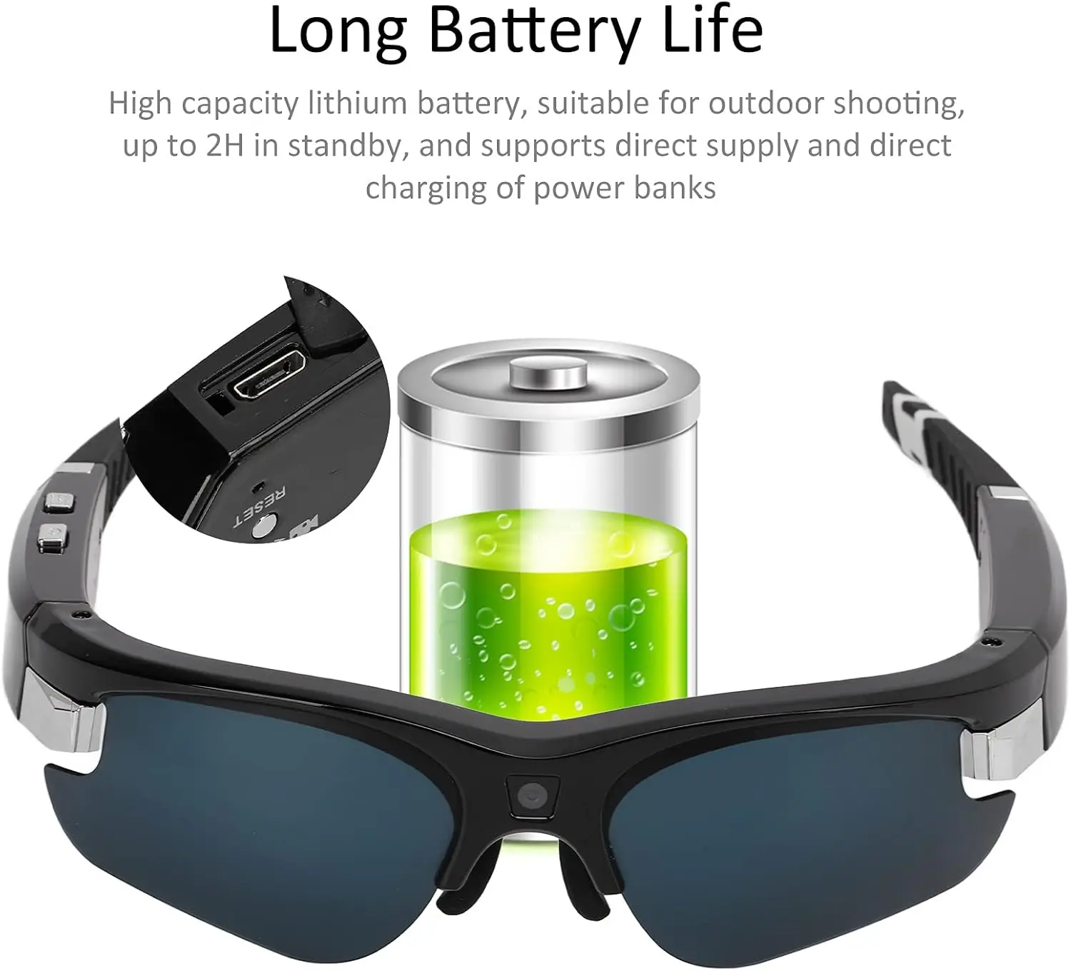 body camera recorder audio and video recording professional police wearable filming small action cameras sunglasses ultra HD