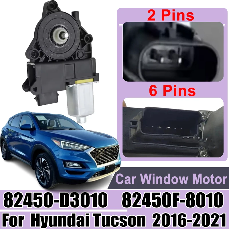 82450-D3010 82450F-8010 Power Window Lifter Motor LHD For Hyundai Tucson 2016 2017 2018 2019 2020 2021 Window Regulator Motor